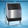 image:imageCommercial Undercounter Ice Maker by Manitowoc127 lbs  day