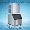image:imageManitowoc Commercial Flake Ice Maker with D320 Bin 370 lbDay Production365 lb Ice Bin