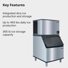image:imageManitowoc Indigo NXT Series Cube Style 30 Ice Maker  309 lbDay483 lb  Day  365 lb Storage