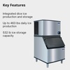 image:imageManitowoc Indigo NXT Series Cube Style 30 Ice Maker  309 lbDay483 lb  Day  532 lb Storage