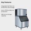 image:imageManitowoc Indigo NXT Series Half Cube Style 30 Ice Maker  325 lbDay478 lb  Day  365 lb Storage