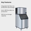 image:imageManitowoc Indigo NXT Series Half Cube Style 30 Ice Maker  325 lbDay478 lb  Day  532 lb Storage