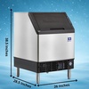 image:imageManitowoc NEO Series Undercounter Ice Machine  20 Wide 62 lbDay Cube Ice Production 31 lb Storage Air CooledUYP0140A