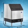 image:imageManitowoc NEO Series Undercounter Ice Machine  20 Wide 62 lbDay Cube Ice Production 31 lb Storage Air CooledUYP0240W