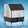 image:imageManitowoc NEO Series Undercounter Ice Machine  20 Wide 62 lbDay Cube Ice Production 31 lb Storage Air CooledUYP0310A